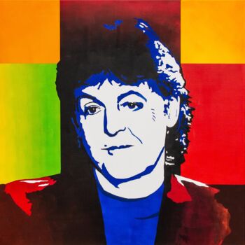 Painting titled "Paul" by Jean Philoctete, Original Artwork, Acrylic
