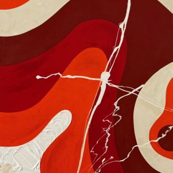 Painting titled "Sensuous" by Aude Herlédan, Original Artwork, Acrylic