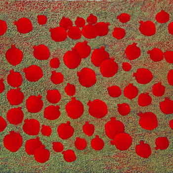 Painting titled "No Title" by Manouchehr Niazi, Original Artwork, Oil