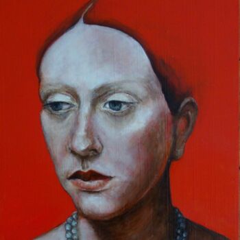 Painting titled "Altra" by Aurélie Galois, Original Artwork, Oil