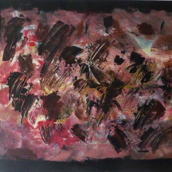 Peinture intitulée "ORAGE" par Jean Marc Bramy, Œuvre d'art originale, Acrylique