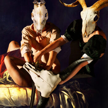 Printmaking titled "Homo Animalis. Judi…" by Laurent Delhaye, Original Artwork, Digital Print