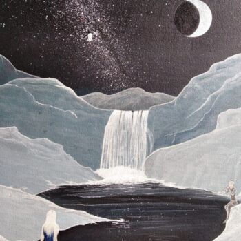 Painting titled "Sterne de Goudall" by Patrice Serelle, Original Artwork, Acrylic
