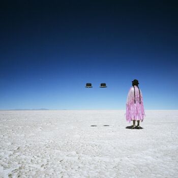 Printmaking titled "Pink Lady" by Scarlett Hooft Graafland, Original Artwork, Analog Print