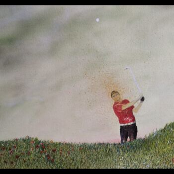 Painting titled "Sortie de bunker" by Patrice Serelle, Original Artwork, Oil
