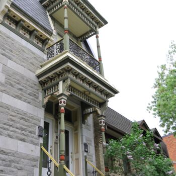 Photography titled "Montréal - balcon e…" by Joseph Durocher, Original Artwork, Digital Photography