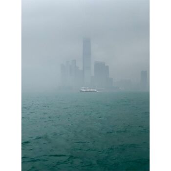 Photography titled "HK Fog" by Thomas Jenny, Original Artwork, Paper