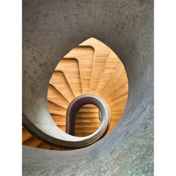 Photographie intitulée "HK Spirale" par Thomas Jenny, Œuvre d'art originale, Papier