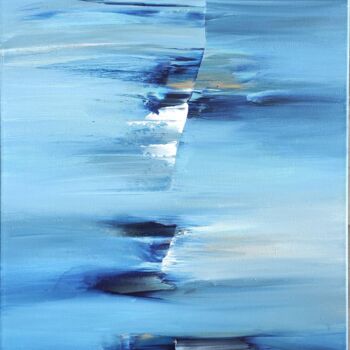 Painting titled "Tableau 46" by Magali Martin, Original Artwork, Acrylic
