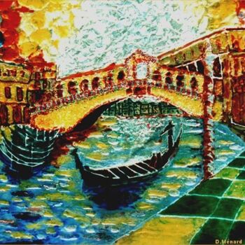 Painting titled "Rialto3" by Danart, Original Artwork