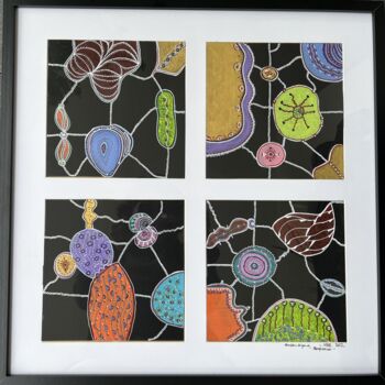 Painting titled "Ramifications " by Mab - Mona André Burato, Original Artwork, Acrylic