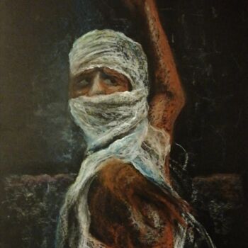 Drawing titled "Les cerises de Mars…" by Harry Kampianne, Original Artwork, Pastel