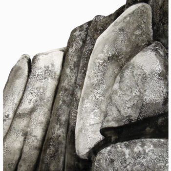 Drawing titled "Promontoires #5" by Yann Bagot, Original Artwork, Ink