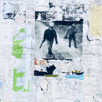Collages intitulée "LEMONHEADS" par Zar, Œuvre d'art originale, Collages