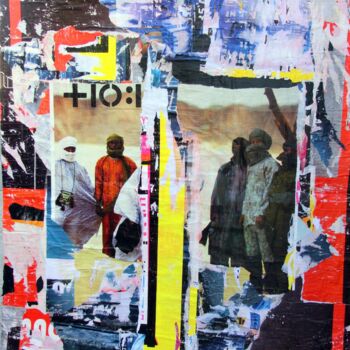 Collages titled "+IO-I" by Zar, Original Artwork, Collages