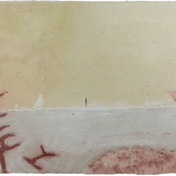 Painting titled "ballet_rose" by Christian Counord, Original Artwork, Cement