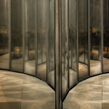 Gravures & estampes intitulée "Exmachina2-3" par Pascal Sentenac, Œuvre d'art originale, Aluminium