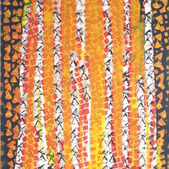 Painting titled "Ilhem Ellouze_Sans…" by Ilhem Ellouze, Original Artwork, Acrylic