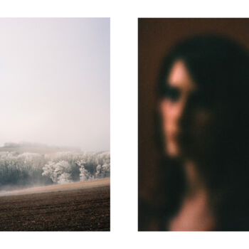 Photographie intitulée "Vision paysage/visa…" par Julia Genet, Œuvre d'art originale, Photographie argentique