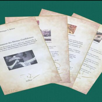 Arts numériques intitulée "Présentation Novele…" par Philippe, Sully, Henri Robert, Œuvre d'art originale, Papier