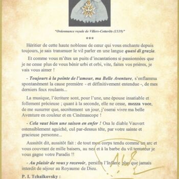 Arts numériques intitulée "ORDONNANCE" par Philippe, Sully, Henri Robert, Œuvre d'art originale, Papier