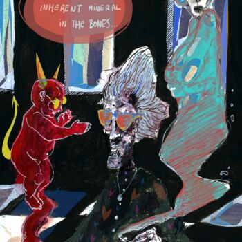 Drawing titled "“loneliness is a mi…" by Vicente Occhionero, Original Artwork, Acrylic