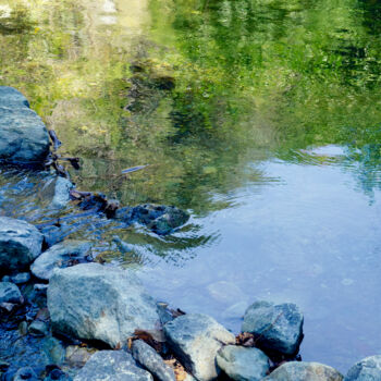 Photography titled "FUSIONS-Watercolor" by Olivier Cuvelette, Original Artwork, Digital Print
