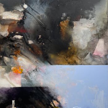 Peinture intitulée "Clivage" par Chris  Veeneman, Œuvre d'art originale, Bois