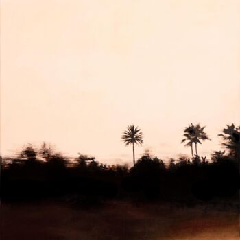 Peinture intitulée "Crepuscule" par Chris  Veeneman, Œuvre d'art originale, Huile