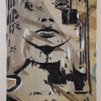 Painting titled "HSANLONAPL2023" by Enelhe, Original Artwork, Wood