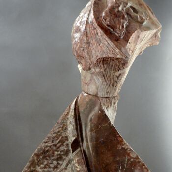 Sculpture titled "2016 . 71 Deux marb…" by Alain Despres, Original Artwork, Stone