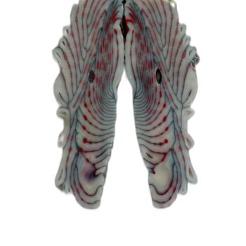 Sculpture intitulée "Rorschach revisité…" par Audrey Steiner, Œuvre d'art originale, Plastique