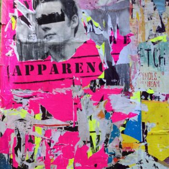 Collages titled "Apparence-Sketch-Pe…" by Zar, Original Artwork, Collages