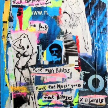 Collages titled "Fuck-you" by Zar, Original Artwork, Collages
