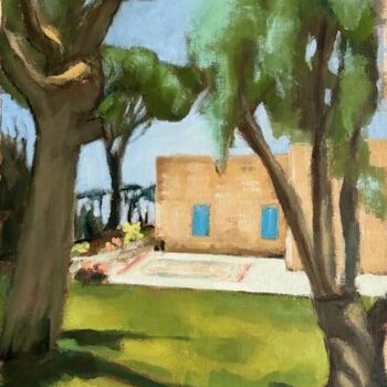 Painting titled "Hotel Al Bustan" by Marianna Drinoczi Painting, Original Artwork, Oil