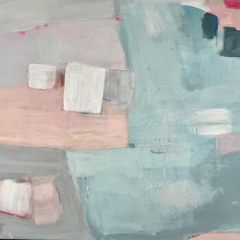 Painting titled "Cheminement" by Diana Barrault, Original Artwork, Acrylic