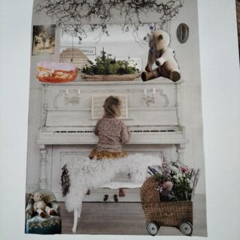 Collages titled "MEMORIES" by Lielie Sellier, Original Artwork, Collages