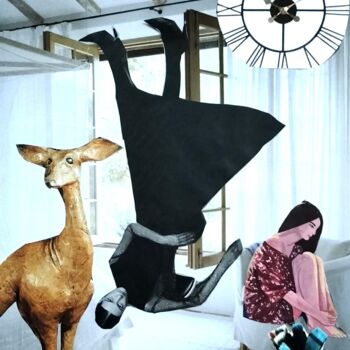 Collages titled "SOLITUDES SILENCIEU…" by Lielie Sellier, Original Artwork, Collages