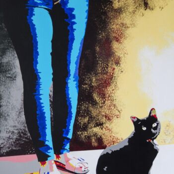 Painting titled "Boubou" by Jean Philoctete, Original Artwork, Acrylic