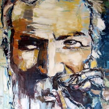 Peinture intitulée "Le portrait de Bran…" par Petra Marian , Œuvre d'art originale, Huile