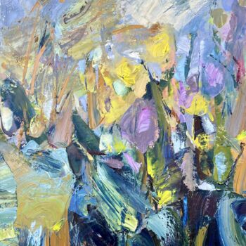 Peinture intitulée "Sauvages de champs " par Petra Marian , Œuvre d'art originale, Huile