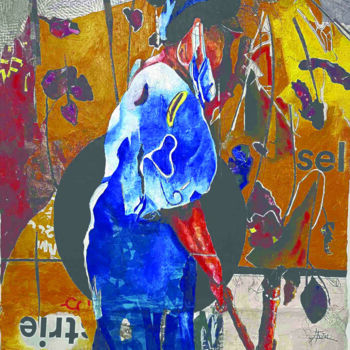 Collages titled "Exploration " by Alain Cabot, Original Artwork, Acrylic