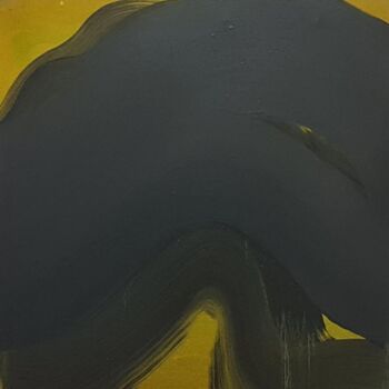 Painting titled "Noir c'est Noir N°1" by Bernard Bonnet, Original Artwork, Oil