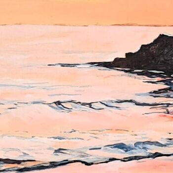 Painting titled "Premier jour" by Carole Leprince, Original Artwork, Acrylic