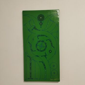 Painting titled "Me no o mangi ilbi…" by Carlos Adaoudé, Original Artwork, Acrylic