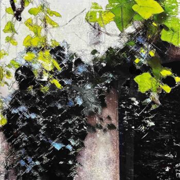 Peinture intitulée "VEGETAL Creeping-ivy" par Alain Cabot, Œuvre d'art originale, Acrylique