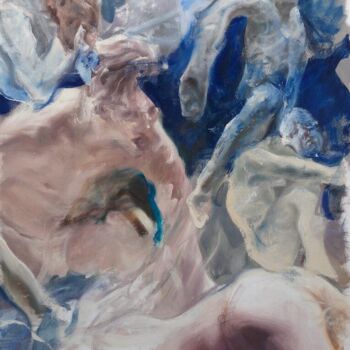 Painting titled "Proposal for Ambush " by Alin Bozibiciu, Original Artwork, Oil