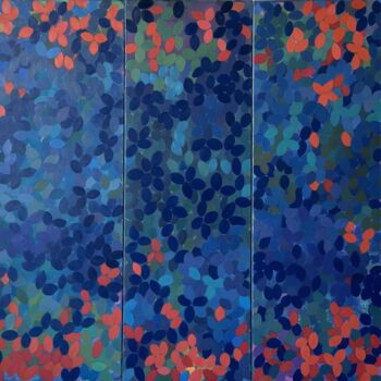 Painting titled "Sans titre" by Beatrice Géneau, Original Artwork, Fabric