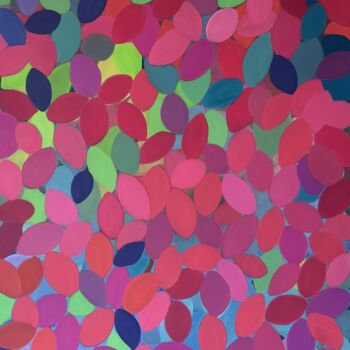 Painting titled "Sans titre" by Beatrice Géneau, Original Artwork, Fabric