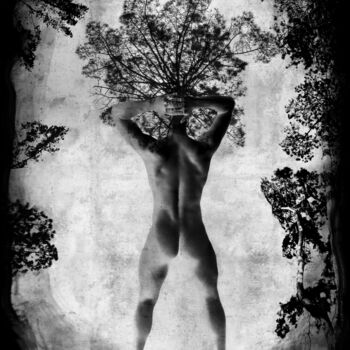Photography titled "homme-arbre-1" by Daniel Nassoy, Original Artwork, Digital Print